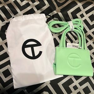 BRAND NEW SMALL TELFAR DOUBLE MINT BAG! NEVER USED! COMES WITH DUSTER BAG